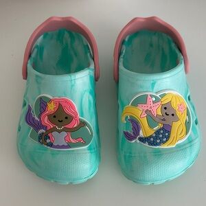 Mermaid Clogs - Pink and Aqua